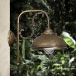 Reprsentative Auen-Wandlampe aus Italien