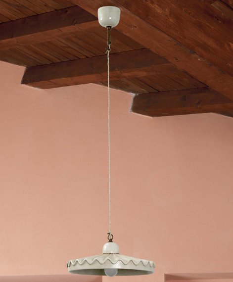 Kchenlampe mit plissiertem Schirm 00263 von Signa