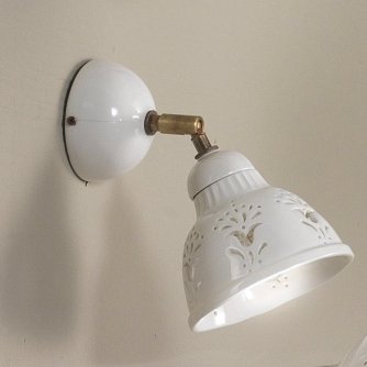 Kleine einstellbare Wandlampe mit glockenförmigem...