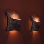 Keramik-Wandfluter zur indirekten Beleuchtung von Toscot