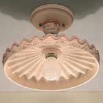 Klassische Deckenlampe in Keramik von Signa
