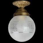 RENA Jugendstil-Lampe von Berliner Messinglampen