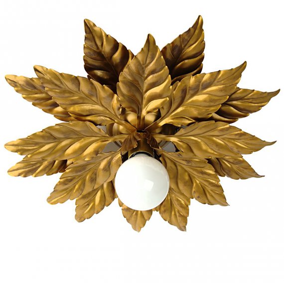 Florentiner Deckenblüte in Gold antik