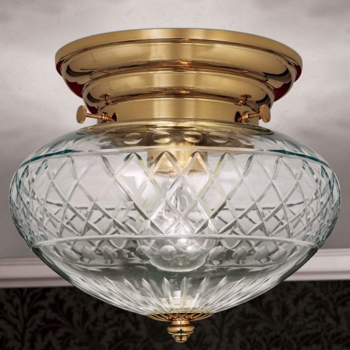 Plafoniere mit Glas Prachtvolle Deckenlampe im Jugendstil 